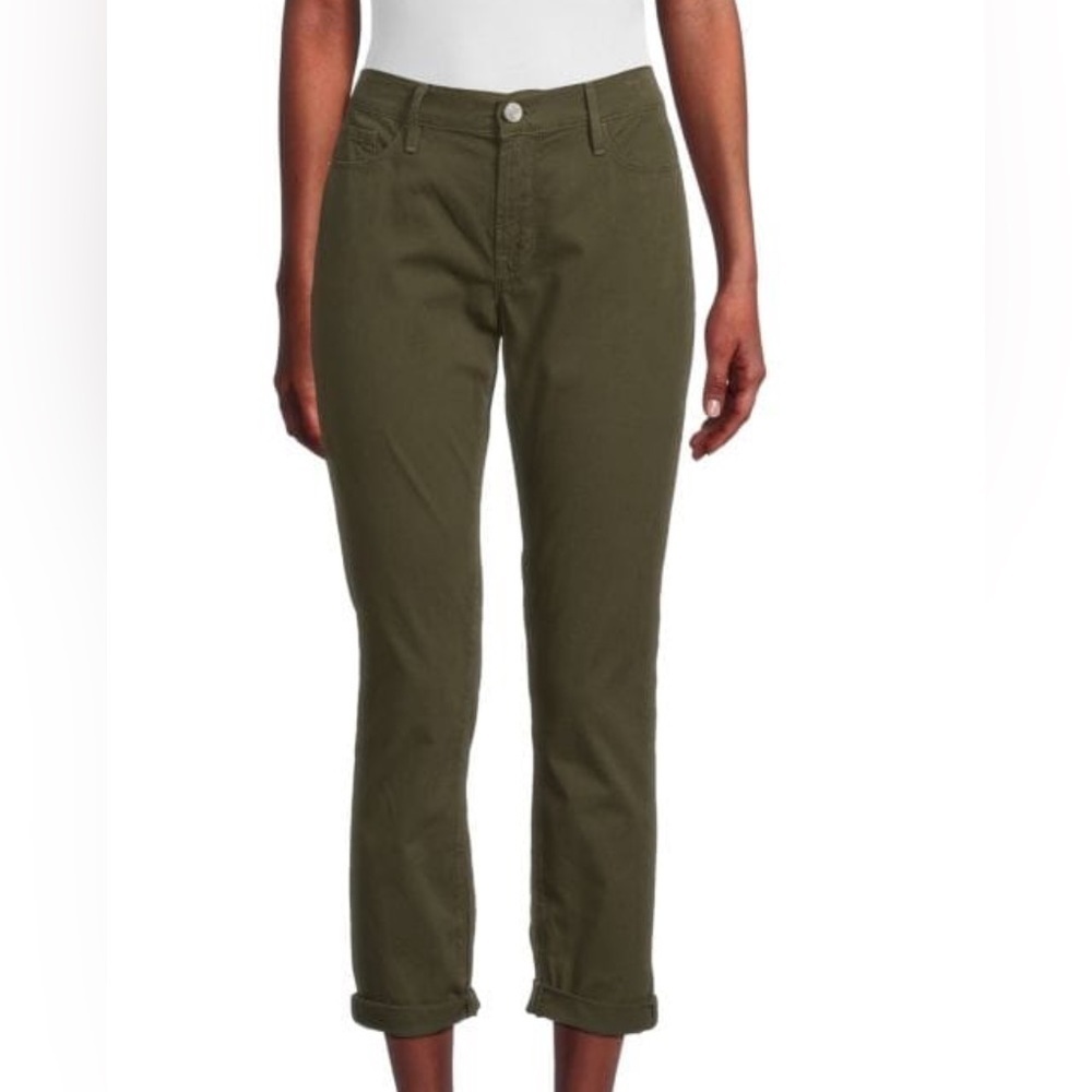 FRAME Le Garçon Mid Rise Straight Leg Pants Size 26 in Washed Surplus